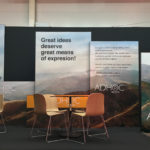 Stand design large format printing and signage