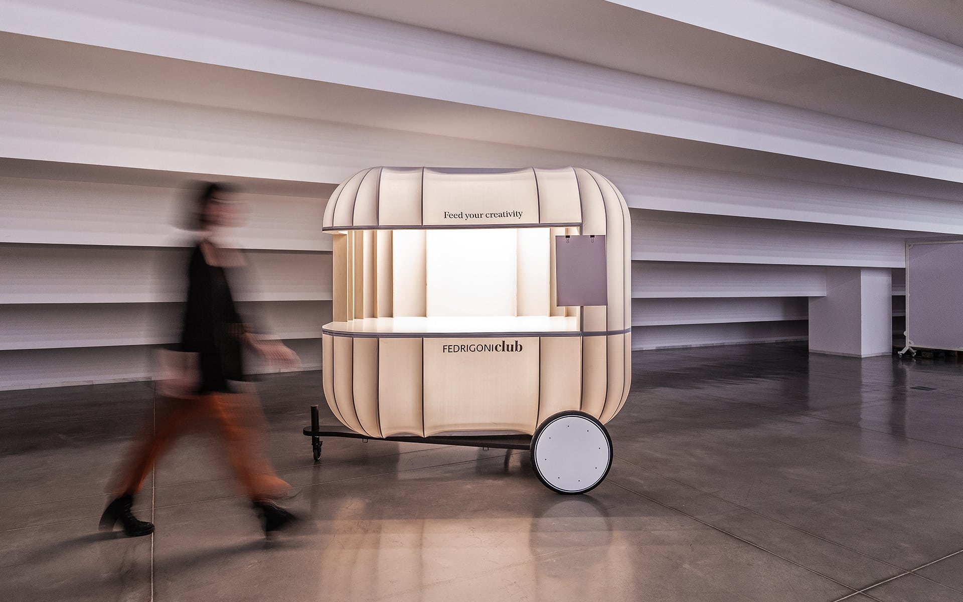 Fedrigoni's Paper Truck is a Promotional corner inspired on a food-truck