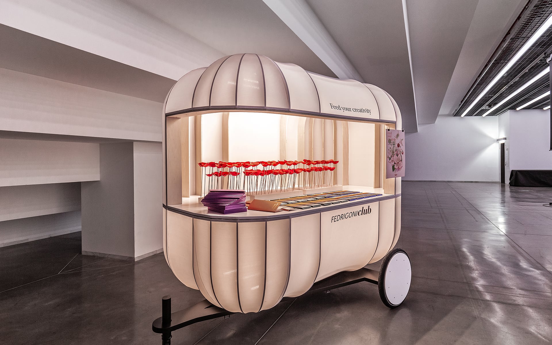 Fedrigoni's papertruck, Feed your creativity campaign